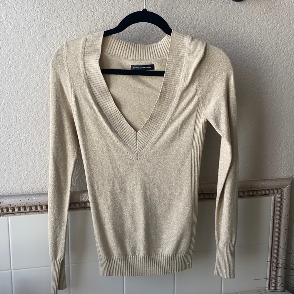 Lightweight Gold Sweater